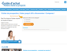 Tablet Screenshot of fichier-prospection.fr